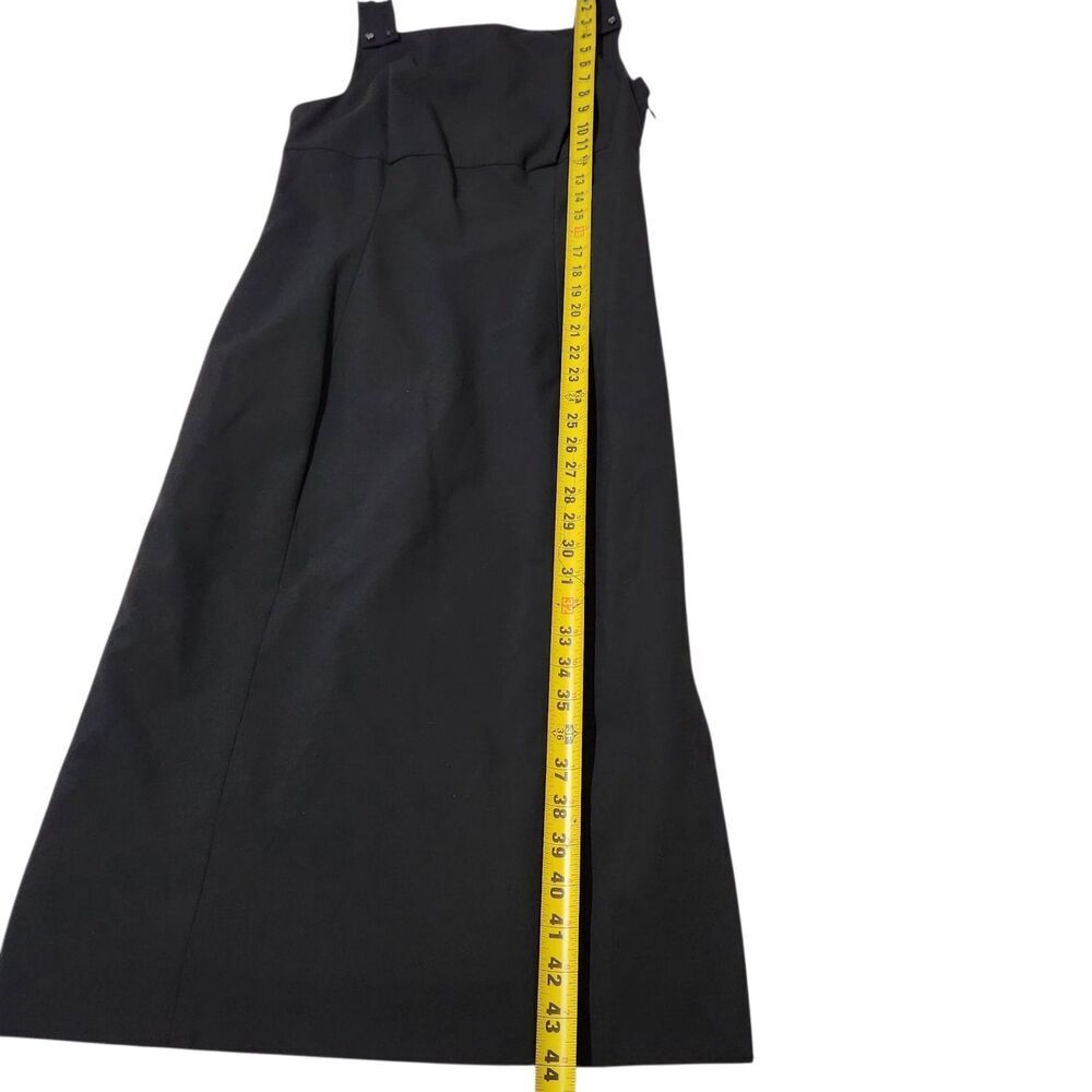 Isaac Mizrahi Sheath Dress Size 10 Black Sleeveless Lined Side Zip - Picture 4 of 13
